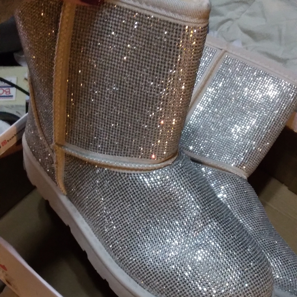 Rhinestone boots